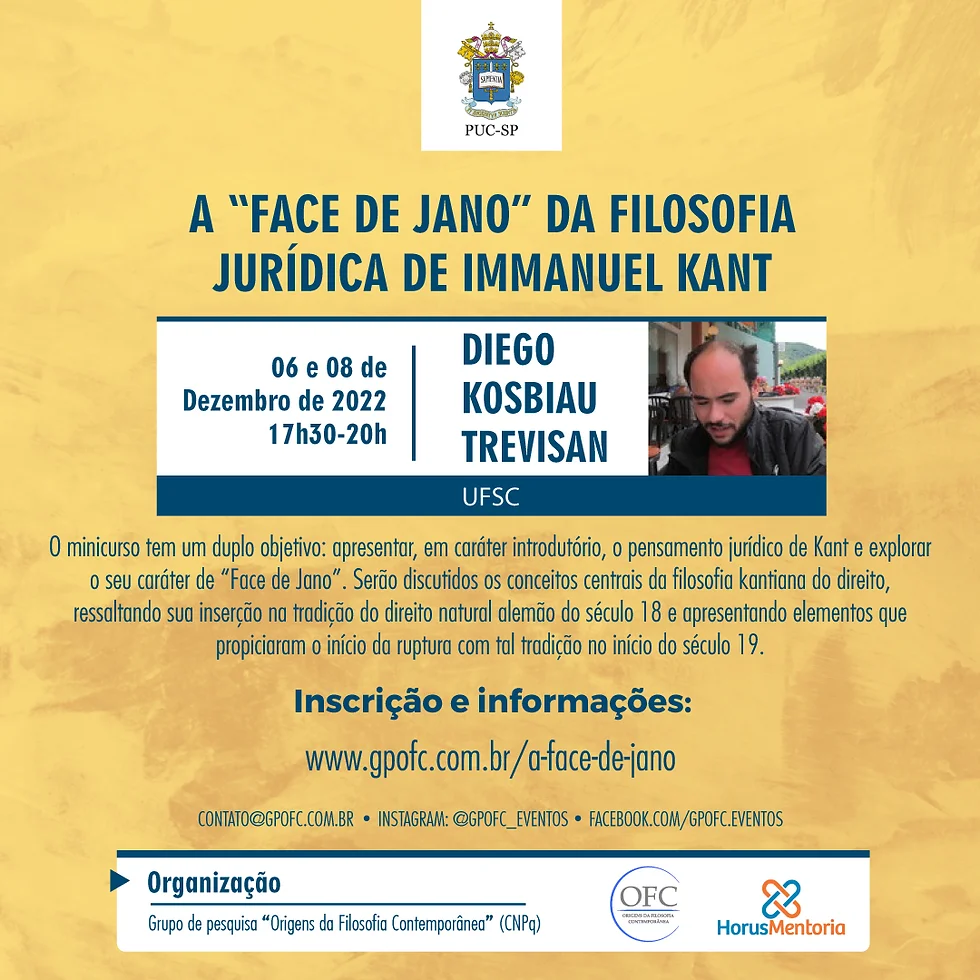 Ética no Cotidiano  Curso de Filosofia - Universidade Federal da